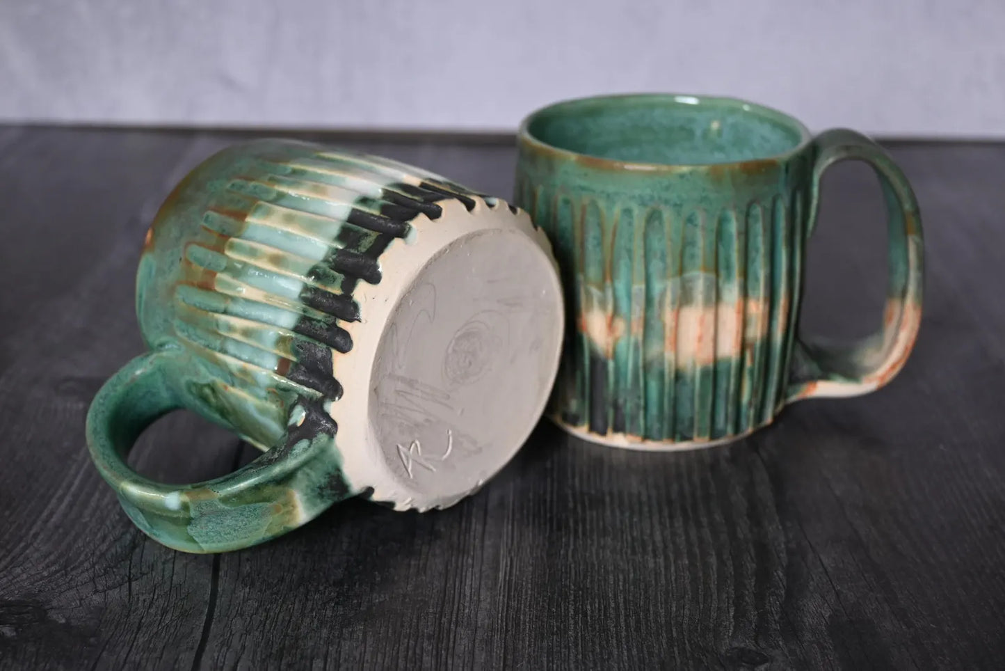 Carved Strontium Mug